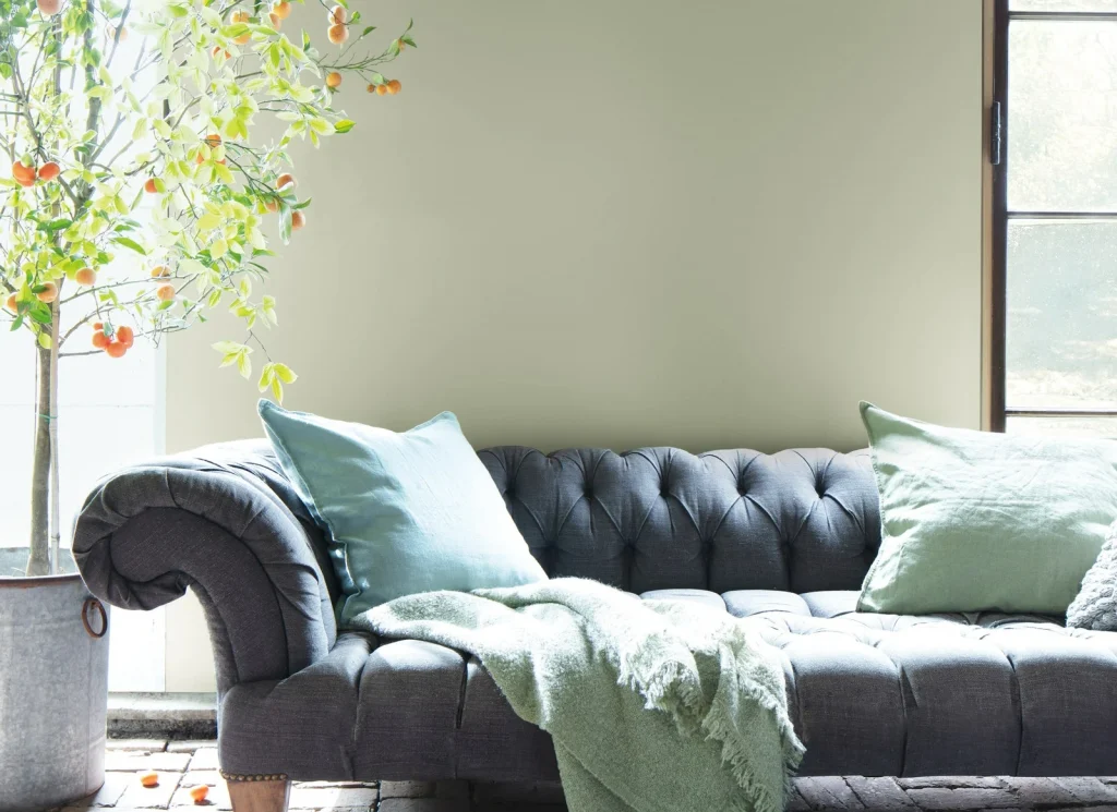 Benjamin Moore Color of the Year 2022
Living room in October Mist