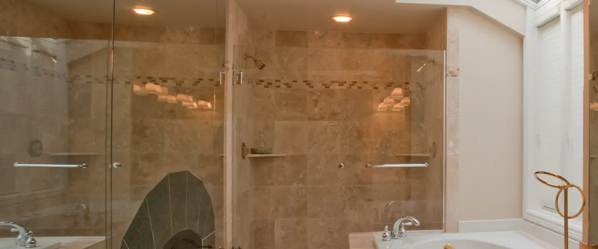 repeated tiles as small bathroom design tip